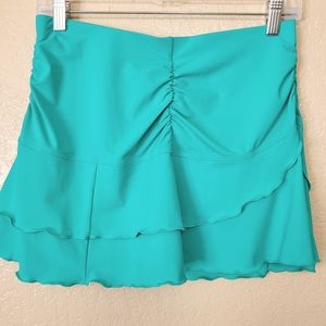 Bawdy Women Turquoise Cover-up Skirt Size S